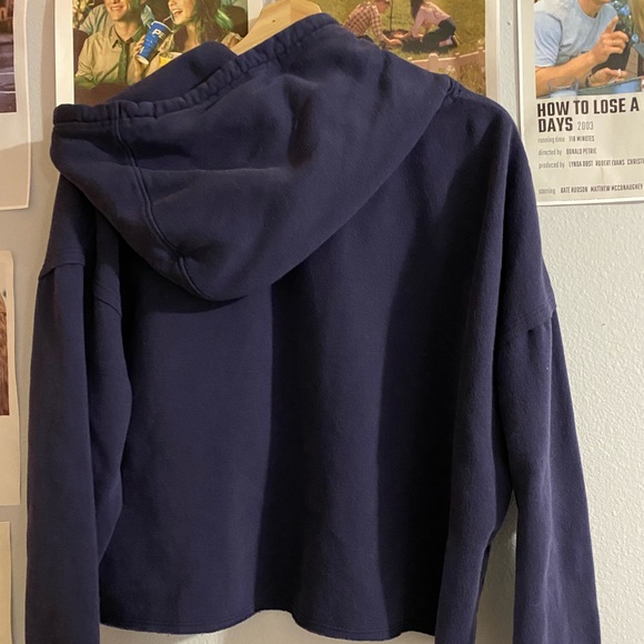 Auburn University Crop Long Sleeve Hoddie - Picture 3 of 3